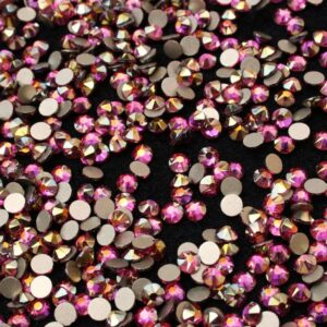 Xirius Light Pink Shimmer ragasztható kristálykő