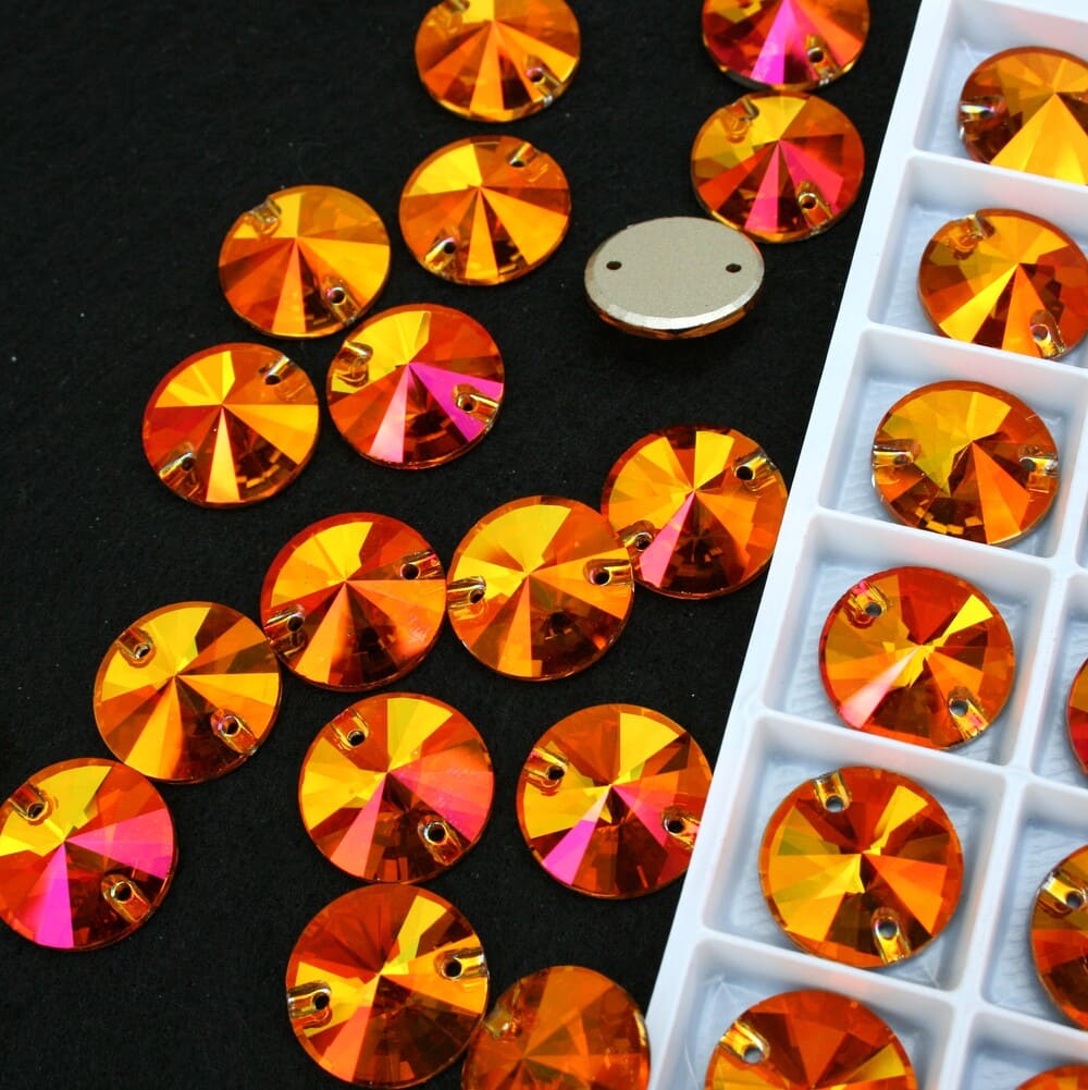 Astral Pink színű kör alakú kristály - Kristály Kuckó Astral Pink színű kör alakú kristály