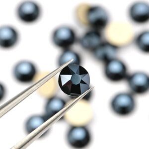 Xirius Shiny Black ragasztható kristálykő