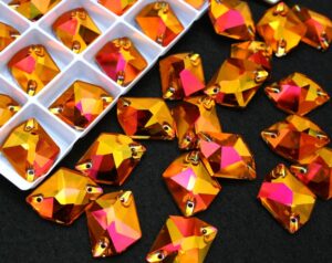 astral pink tort rombusz alaku varrhato kristaly