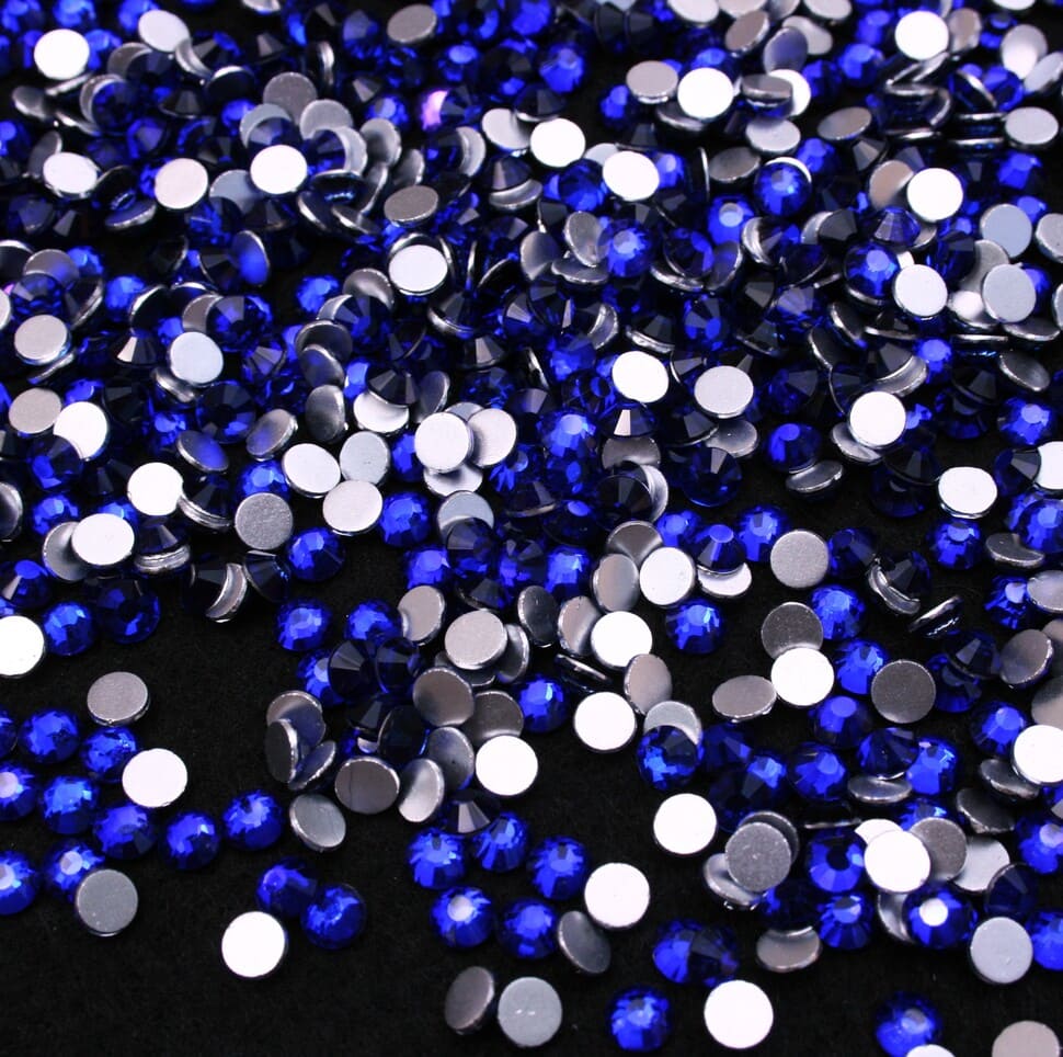 cobalt szinu ragaszthato kristaly