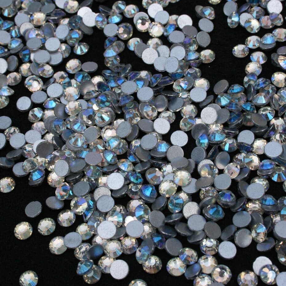 ice blue szinu ragaszthato kristaly