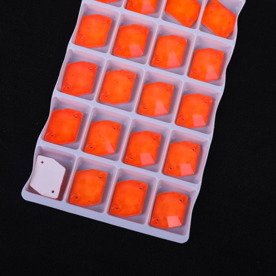 neon törtrombusz sötét narancs