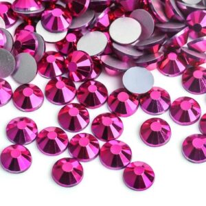 Metallic Pink színű ragasztható kristálykő