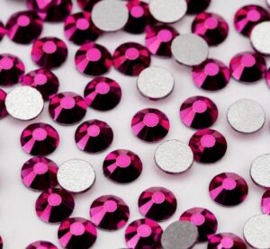 Metallic Pink színű ragasztható kristálykő