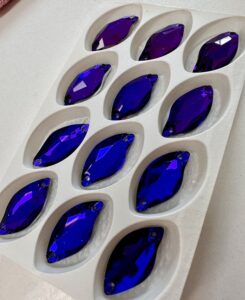 purple velvet levél nagy