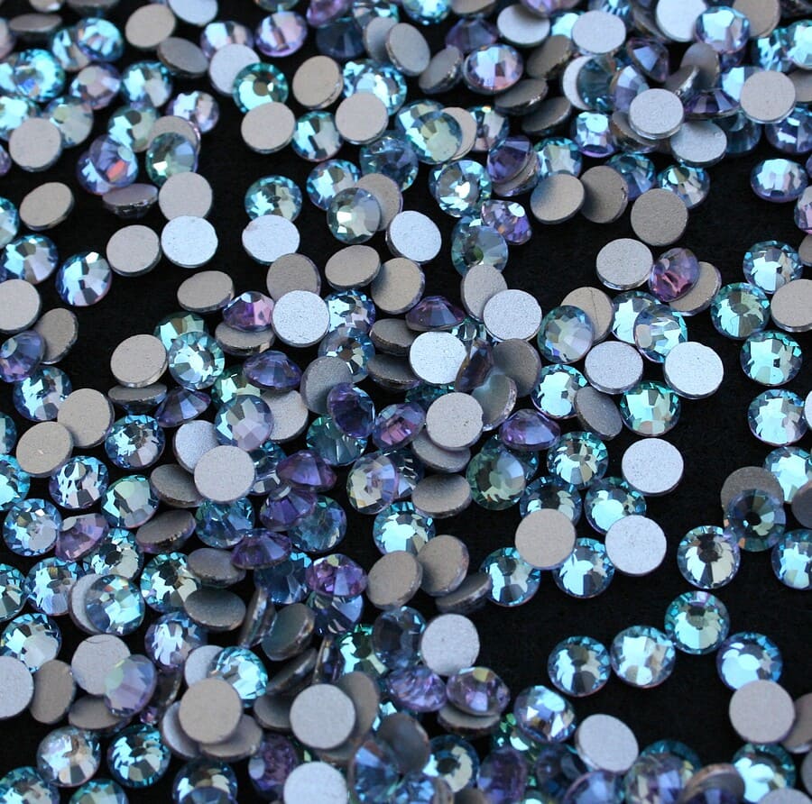 Aqua Dream szinu ragaszthato strasszko