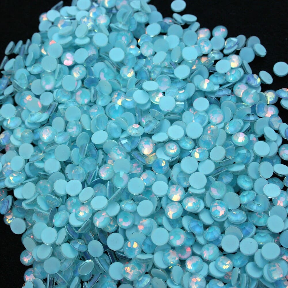 aquamarine mocha szinu ragaszthato kristaly