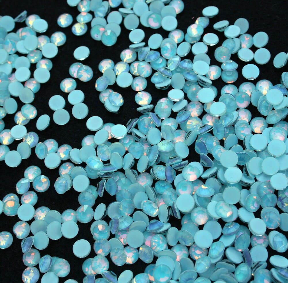 aquamarine mocha szinu ragaszthato strasszko