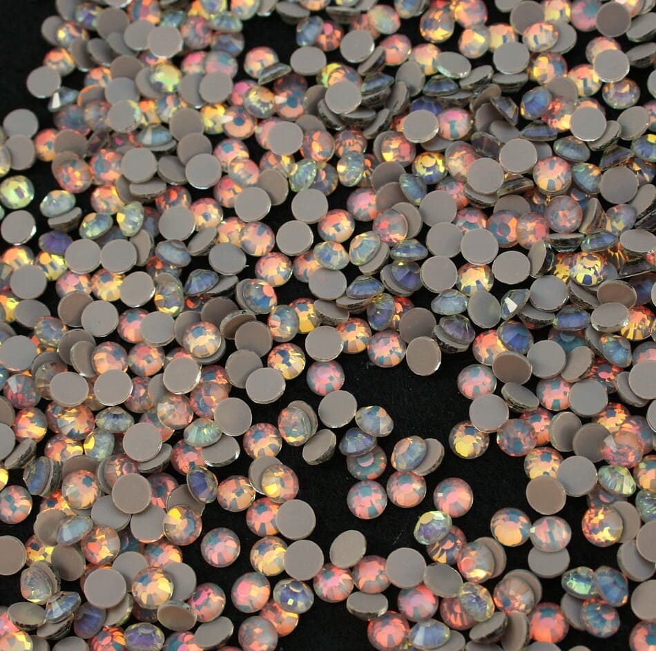 Coffee-mocha, opálos ragasztható kristálykő