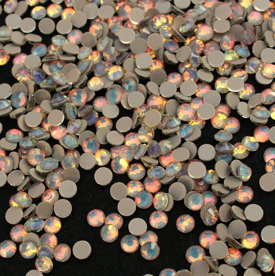 Coffee-mocha, opálos ragasztható kristálykő