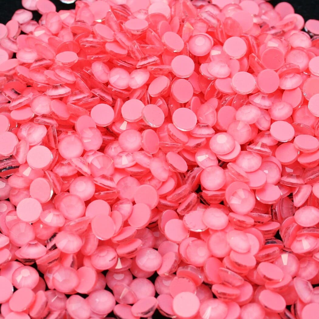 Neon Coral szinu ragaszthato kristalyko