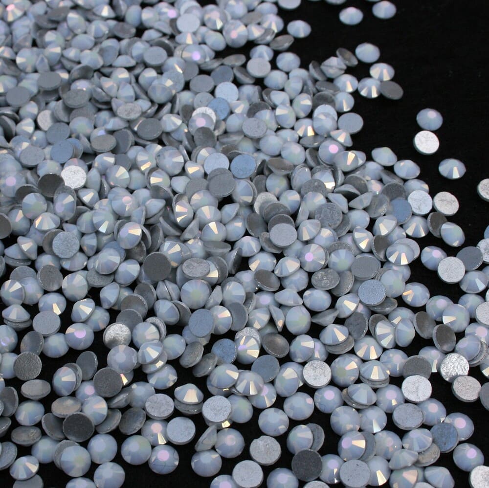 white ab szinu ragaszthato kristaly