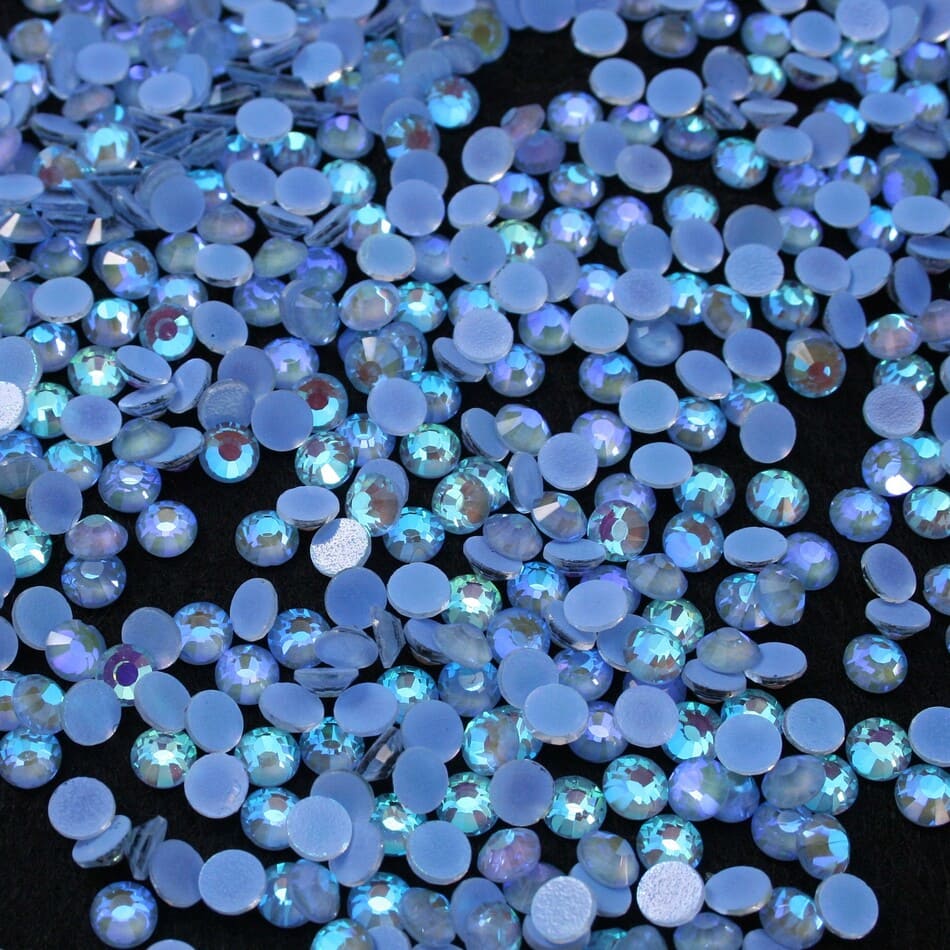 Neon blue ab strasszkő