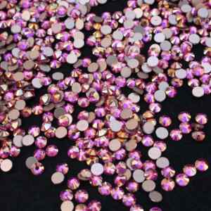 light pink shimmer szinu ragaszthato kristalyko