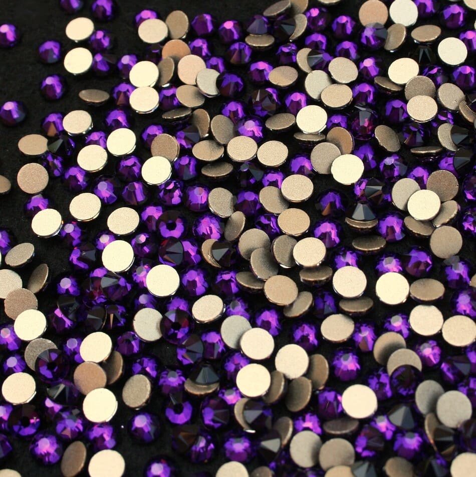 xirius purple szinu ragaszthato kristalyko