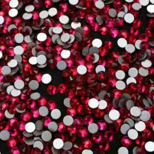 burgundy red szinu ragaszthato kristalyko