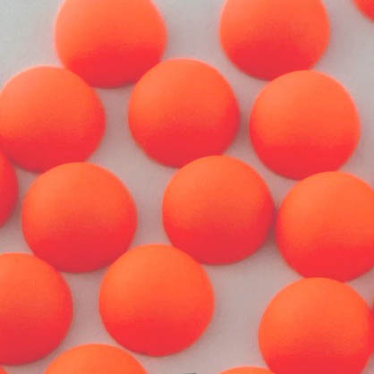 Matt félgyöngy neon narancssárga színben - Kristály Kuckó Matt félgyöngy neon narancssárga színben