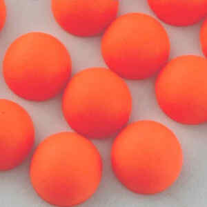 Matt félgyöngy neon narancssárga színben