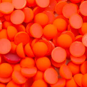 Matt félgyöngy neon narancssárga színben