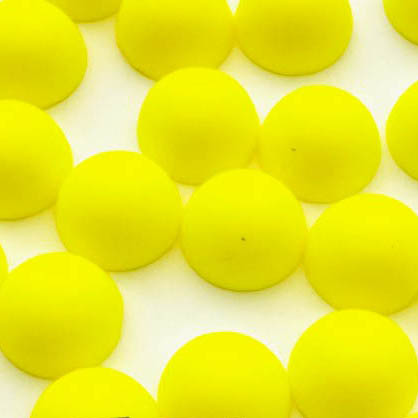 Matt félgyöngy neon sárga színben - Kristály Kuckó Matt félgyöngy neon sárga színben