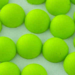 Matt félgyöngy neon zöld színben