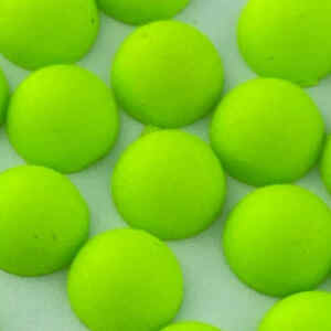 Matt félgyöngy neon zöld színben