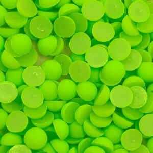 Matt félgyöngy neon zöld színben