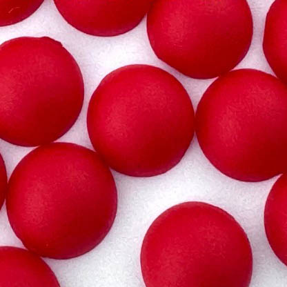 Matt félgyöngy piros színben - Kristály Kuckó Matt félgyöngy piros színben