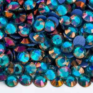 Magma Peacock színű ragasztható kristálykő