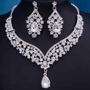 Menyasszonyi tiara szett Crystal színben